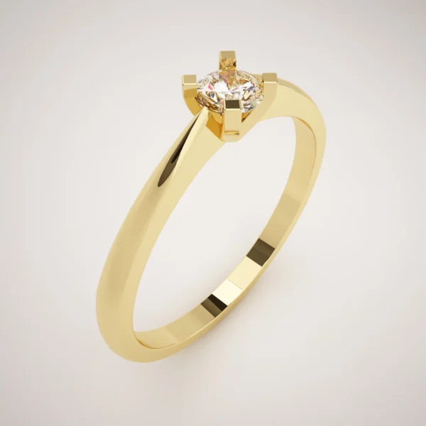Anillo de compromiso "Papillon" - Imagen 2