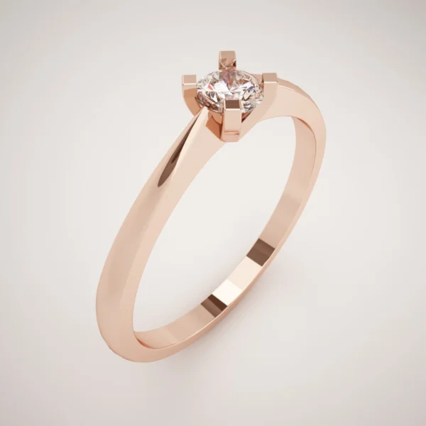 Anillo de compromiso "Papillon" - Imagen 6