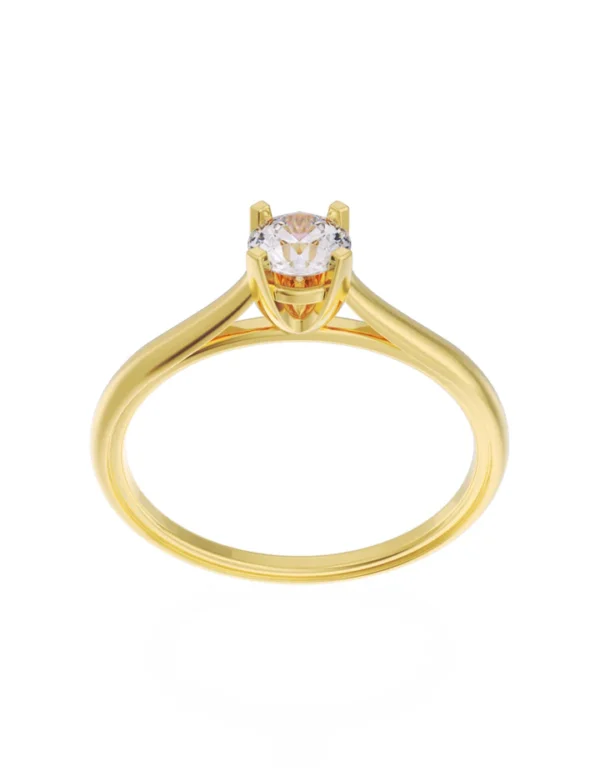 Anillo de compromiso "Halo 14k" - Imagen 2