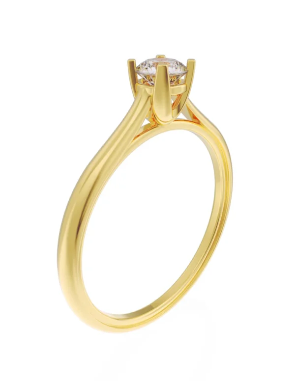 Anillo de compromiso "Halo 14k" - Imagen 3