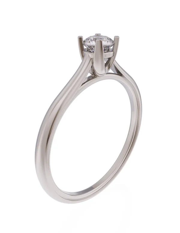 Anillo de compromiso "Halo 14k" - Imagen 6