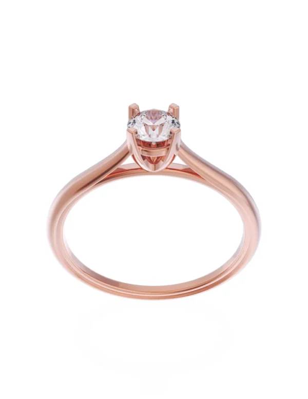Anillo de compromiso "Halo 14k" - Imagen 8