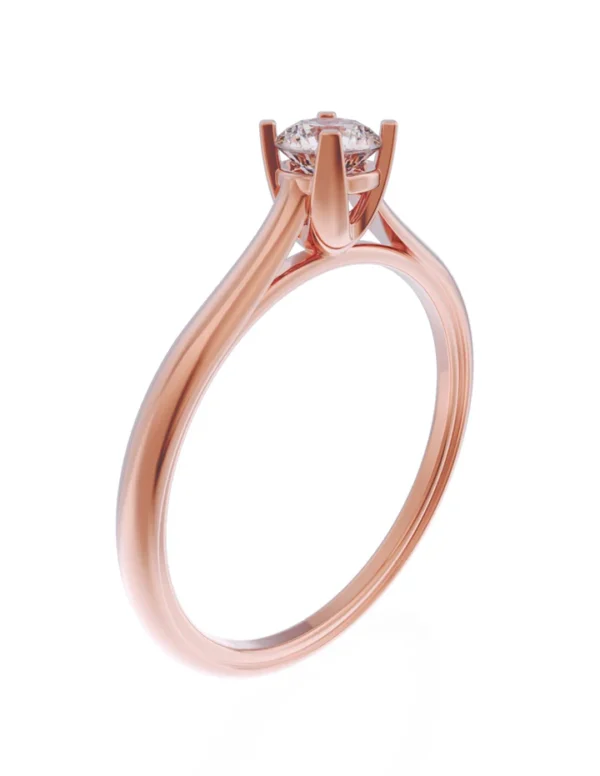 Anillo de compromiso "Halo 14k" - Imagen 9